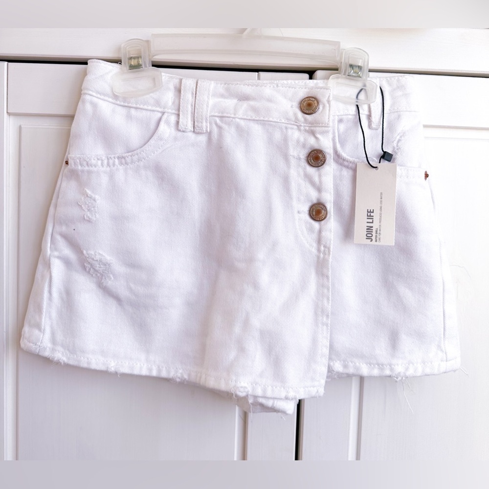 NWT! Zara girls denim Skort - size 9
